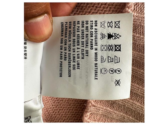 Prada Strickpullover mit Herz aus rosa Wolle Pink - Ansicht 13