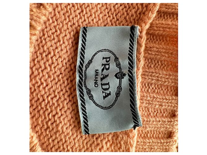 Prada Strickpullover mit Herz aus rosa Wolle Pink - Ansicht 7