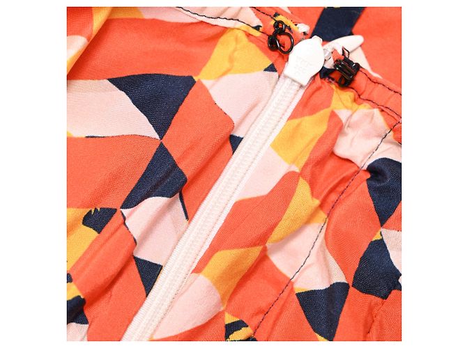 Gonna midi plissettata stampata Dries Van Noten in seta multicolore - vista 6