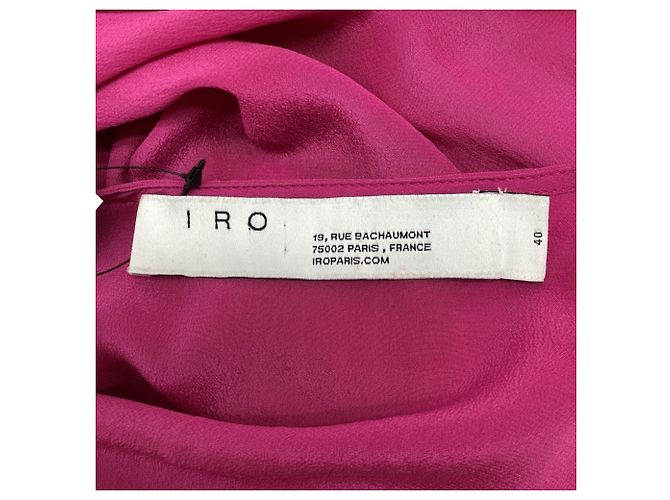 Vestido Mini Iro en seda rosa - vista 10