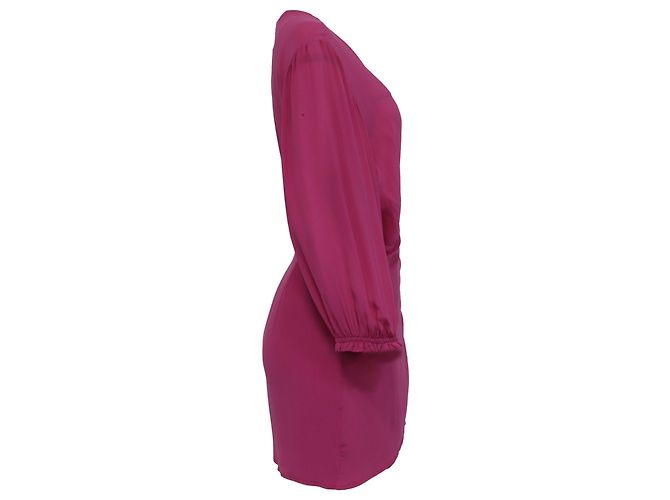 Vestido Mini Iro en seda rosa - vista 3