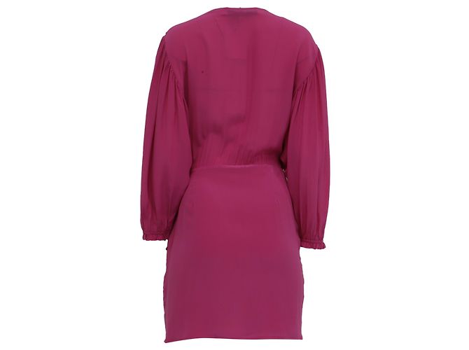 Vestido Mini Iro en seda rosa - vista 4