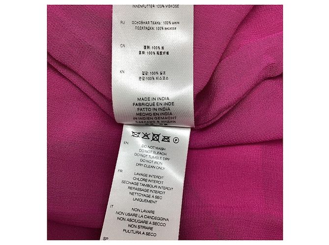 Vestido Mini Iro en seda rosa - vista 7
