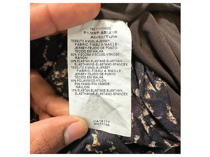 Abito midi stampato Max Mara in viscosa multicolore - vista 6