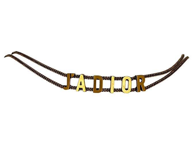 Collana Choker Dior J'Adior in metallo dorato D'oro - vista 3