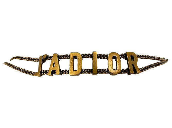 Collana Choker Dior J'Adior in metallo dorato D'oro - vista 4