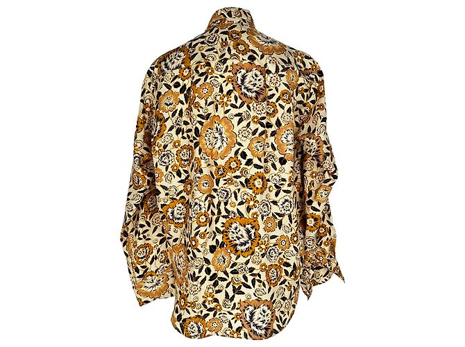 Etro Bluse mit abstraktem Print aus mehrfarbiger Seide Mehrfarben - Ansicht 3