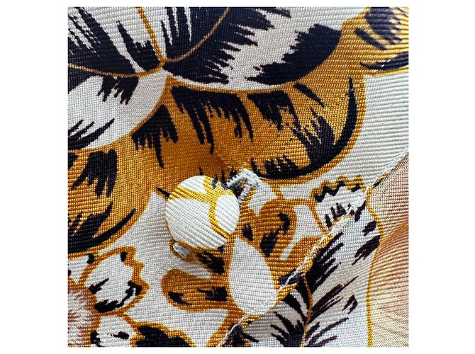 Etro Bluse mit abstraktem Print aus mehrfarbiger Seide Mehrfarben - Ansicht 4