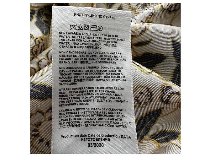 Etro Bluse mit abstraktem Print aus mehrfarbiger Seide Mehrfarben - Ansicht 8