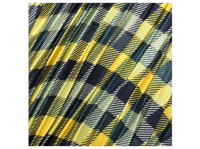 Gonna midi Joseph Abbot a quadri in seta multicolore - vista 10