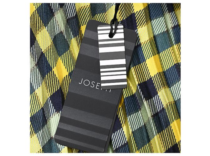 Gonna midi Joseph Abbot a quadri in seta multicolore - vista 7