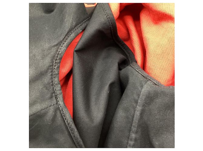 Mini vestido de manga larga con estampado gráfico Dior en algodón rojo Roja - vista 6