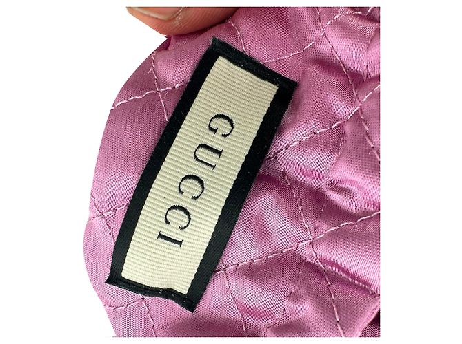Orecchini a goccia Gucci GG con cristalli in ottone dorato D'oro - vista 13