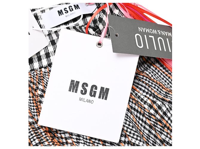 MSGM Midirock mit Karomuster aus multicolorigem Polyester Mehrfarben - Ansicht 8