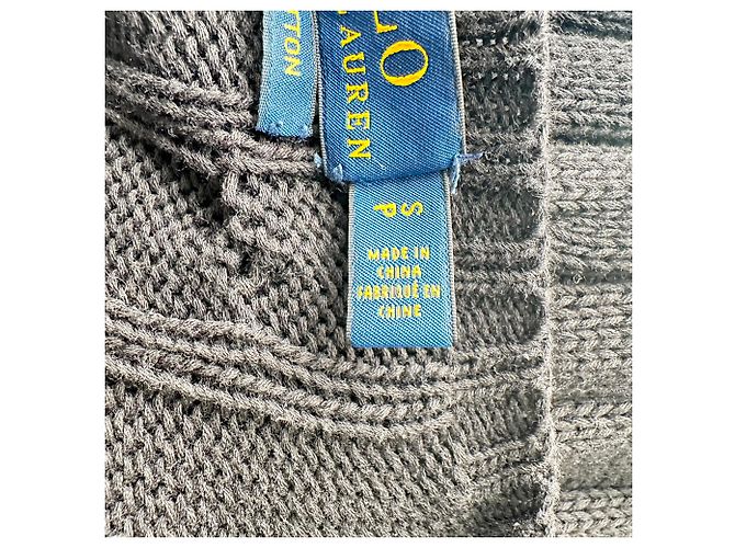 Polo Ralph Lauren Cable-Knit Pullover aus schwarzer Baumwolle - Ansicht 5