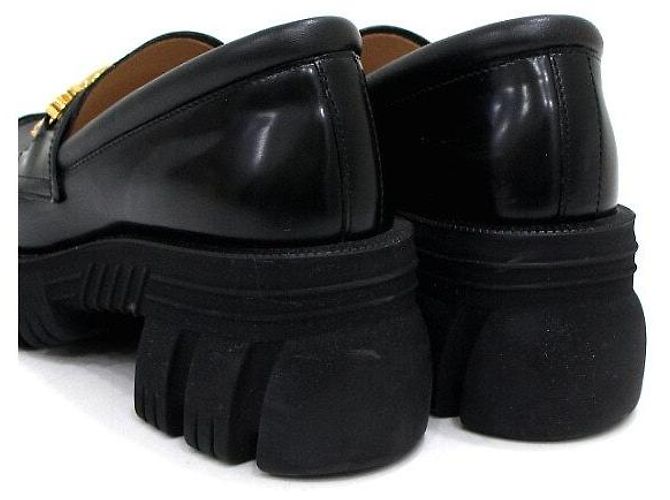 Gucci Mocassini da donna con cristalli intrecciati e suola rug nera Nero - vista 9