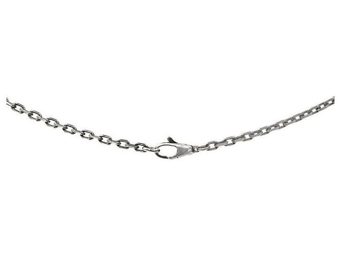 Gucci Collana in argento con cuori intrecciati blu - vista 3