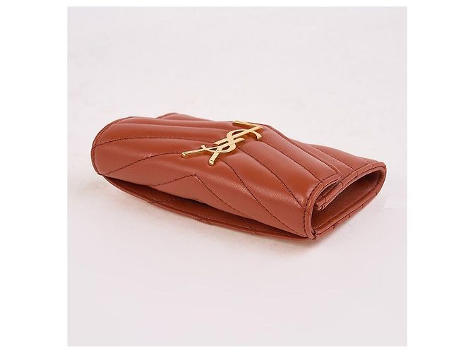 Saint Laurent Cartera Cassandra Matelassé Roja - vista 3