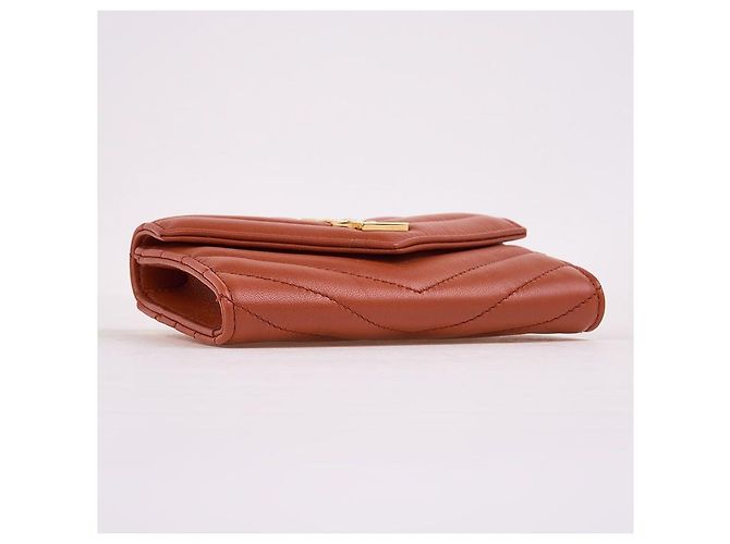 Saint Laurent Cartera Cassandra Matelassé Roja - vista 4