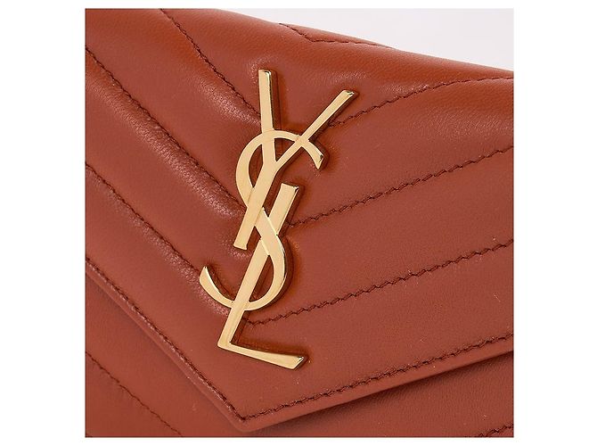 Saint Laurent Cartera Cassandra Matelassé Roja - vista 5