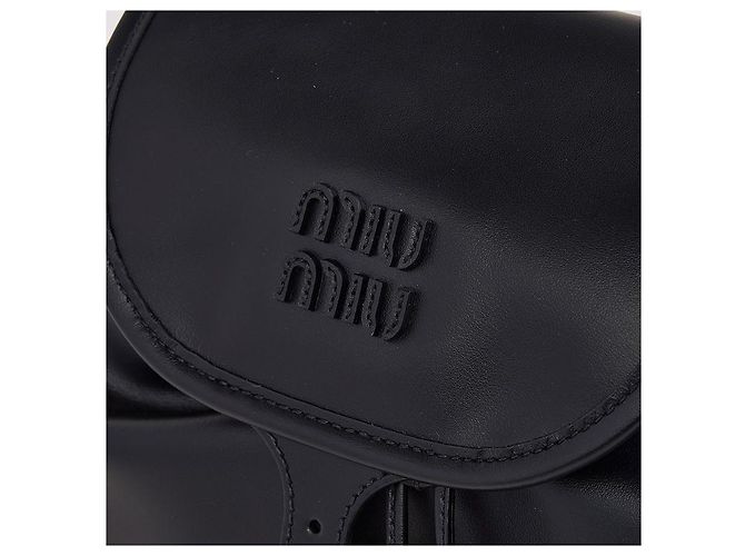 Miu Miu (OOO) Zaino in pelle da donna Nero - vista 6