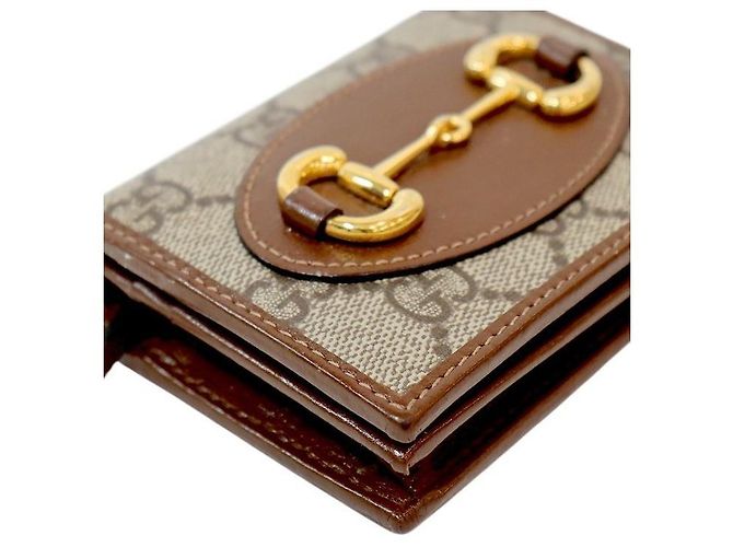 Gucci Cartera Horsebit Marrón Castaño - vista 5