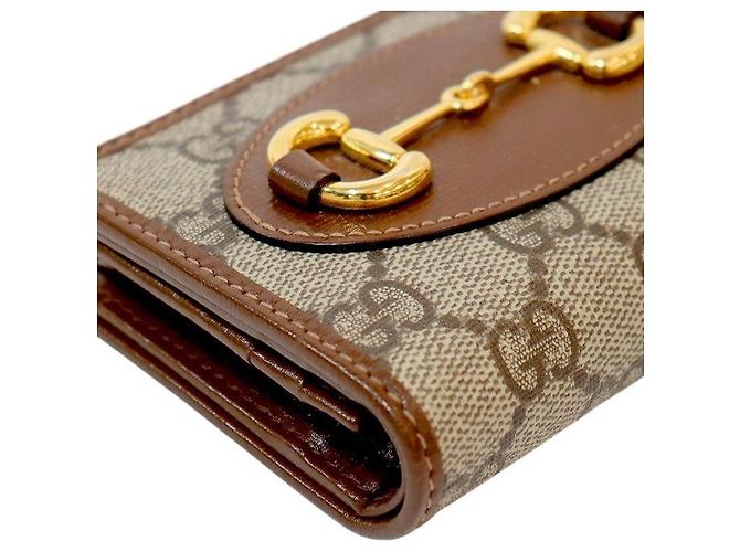 Gucci Cartera Horsebit Marrón Castaño - vista 7