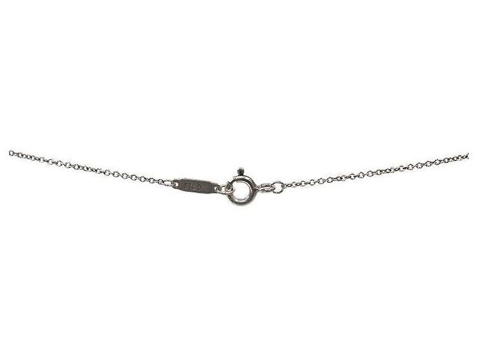 Tiffany & Co Collana in argento doppio cuore rosa - vista 3
