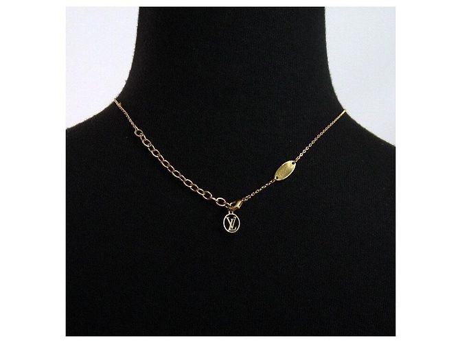 Louis Vuitton Collana con pendente Initials Nanogram D'oro - vista 6
