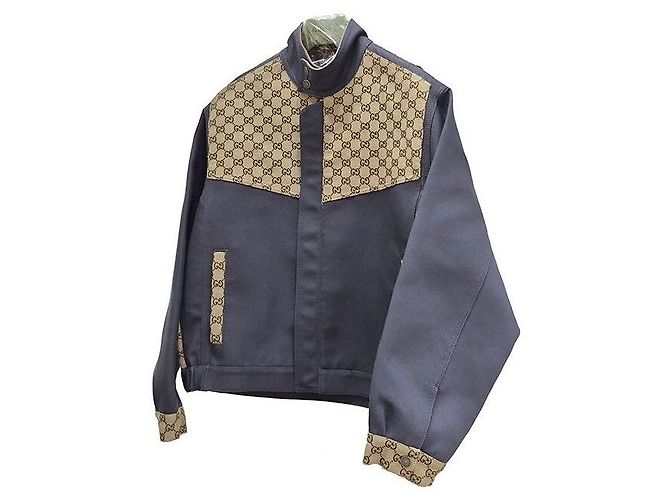 Gucci Canvas Jacke Braun - Ansicht 2