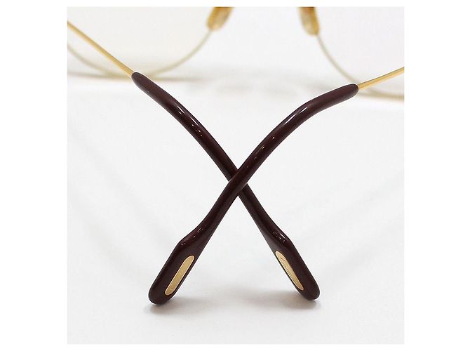 Cartier Gold Trinity Halbrandbrille Golden - Ansicht 10