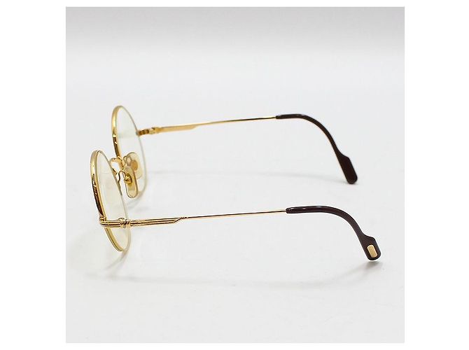 Cartier Gold Trinity Halbrandbrille Golden - Ansicht 3