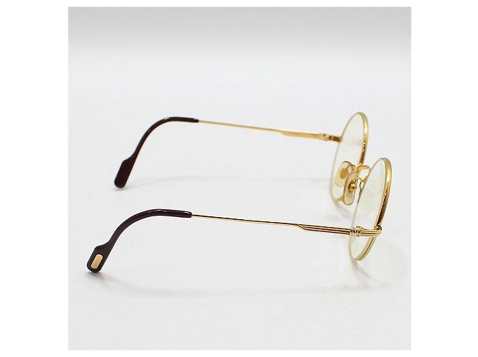 Cartier Gold Trinity Halbrandbrille Golden - Ansicht 4