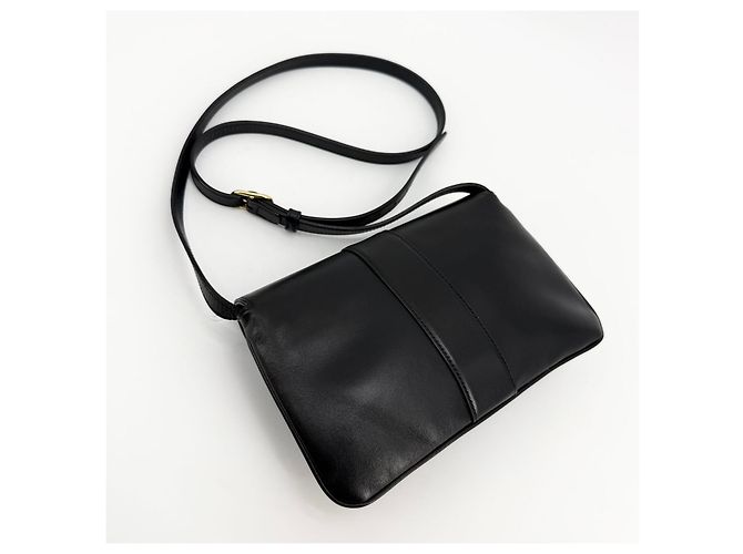 Borsa Gucci GG Marmont Ali in pelle nera Nero - vista 4
