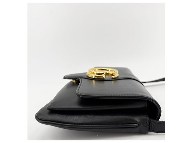 Borsa Gucci GG Marmont Ali in pelle nera Nero - vista 5