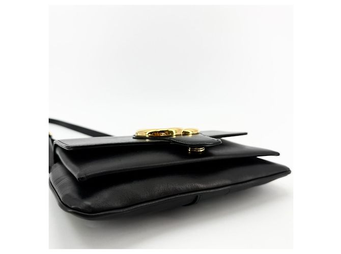 Borsa Gucci GG Marmont Ali in pelle nera Nero - vista 7