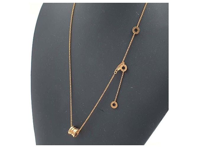 Bulgari Collana Mini Pink Gold Rosa - vista 5