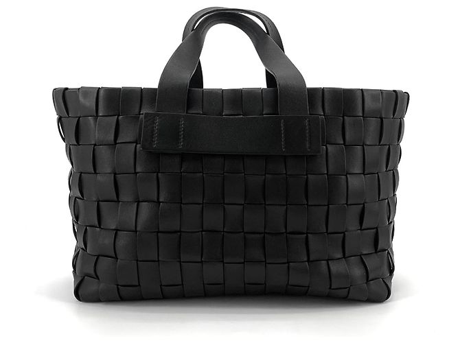 Miu Miu Borsa Tote e Borsa a Tracolla in Napa Nero - vista 3
