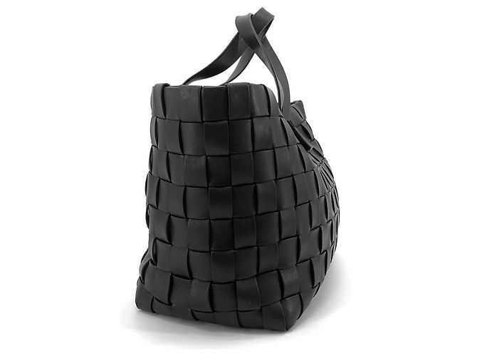 Miu Miu Borsa Tote e Borsa a Tracolla in Napa Nero - vista 5