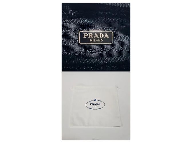 Prada Borsa Hobo in Re-Nylon Nero - vista 10