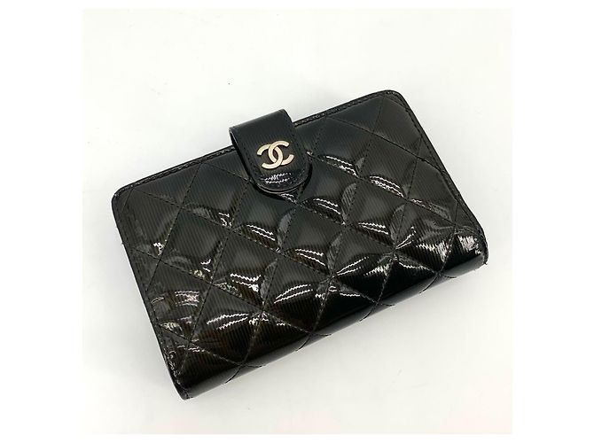 Chanel Cartera Diary de charol Castaño - vista 2