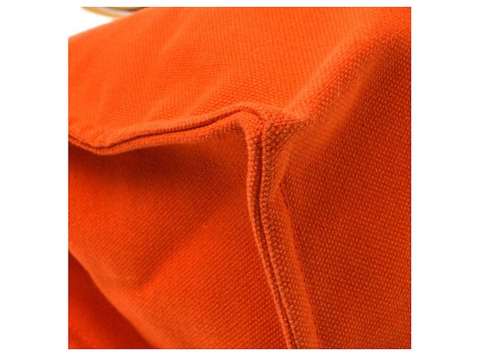 Hermès Hermes Beach Tote Cotton Arancione - vista 5
