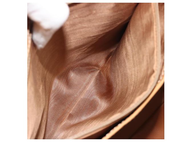 Céline CELINE Macadam Tote Bag PVC Leather Brown Gold Tone - vista 21