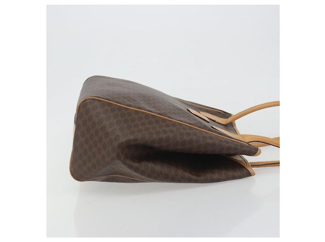 Céline CELINE Macadam Tote Bag PVC Leather Brown Gold Tone - vista 4