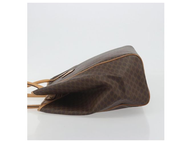 Céline CELINE Macadam Tote Bag PVC Leather Brown Gold Tone - vista 5