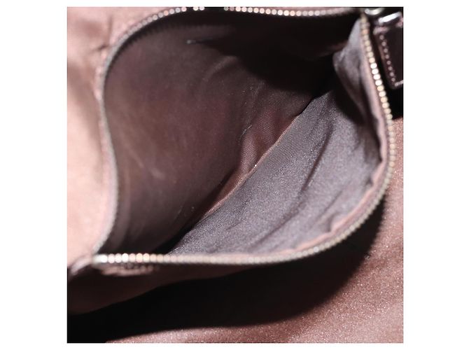 FENDI Zucca Canvas Tote Bag Nylon Black Brown - vista 11