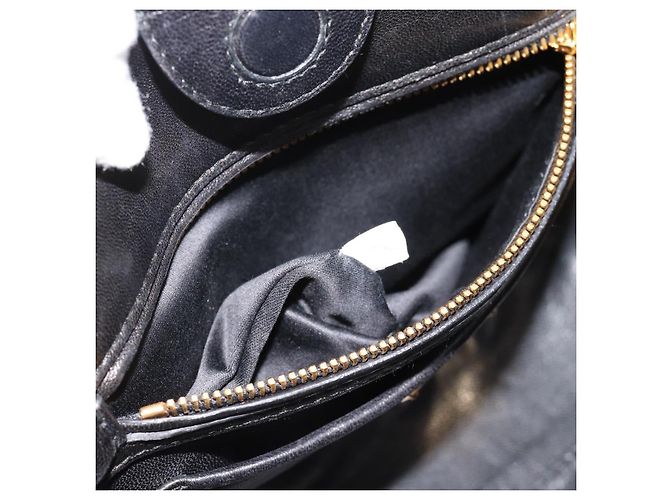 Miu Miu Hand Bag Leather 2way Black Gold Tone - vista 12