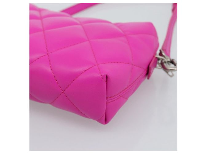 BALENCIAGA Shoulder Bag Leather Purple Silver 618080 - vista 16