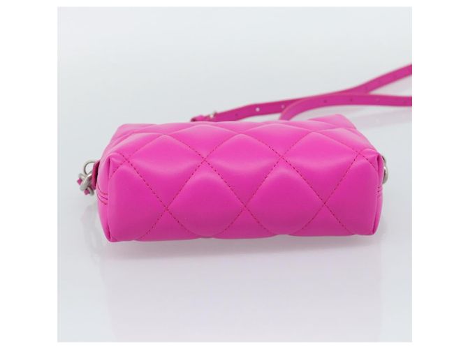 BALENCIAGA Shoulder Bag Leather Purple Silver 618080 - vista 5