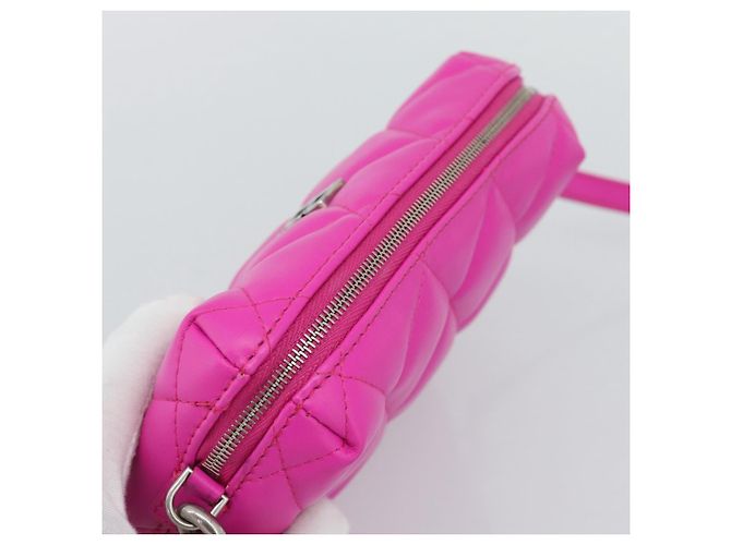 BALENCIAGA Shoulder Bag Leather Purple Silver 618080 - vista 6